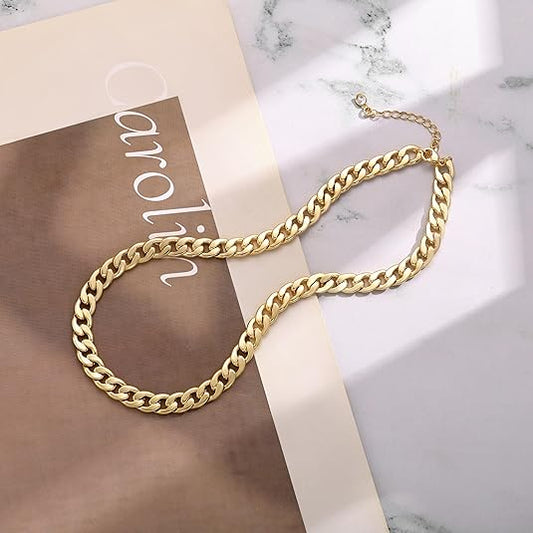 Chunky Cuban Link Halskette | Gold