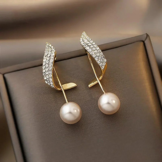 Chic Gold Perle Ohrhänger
