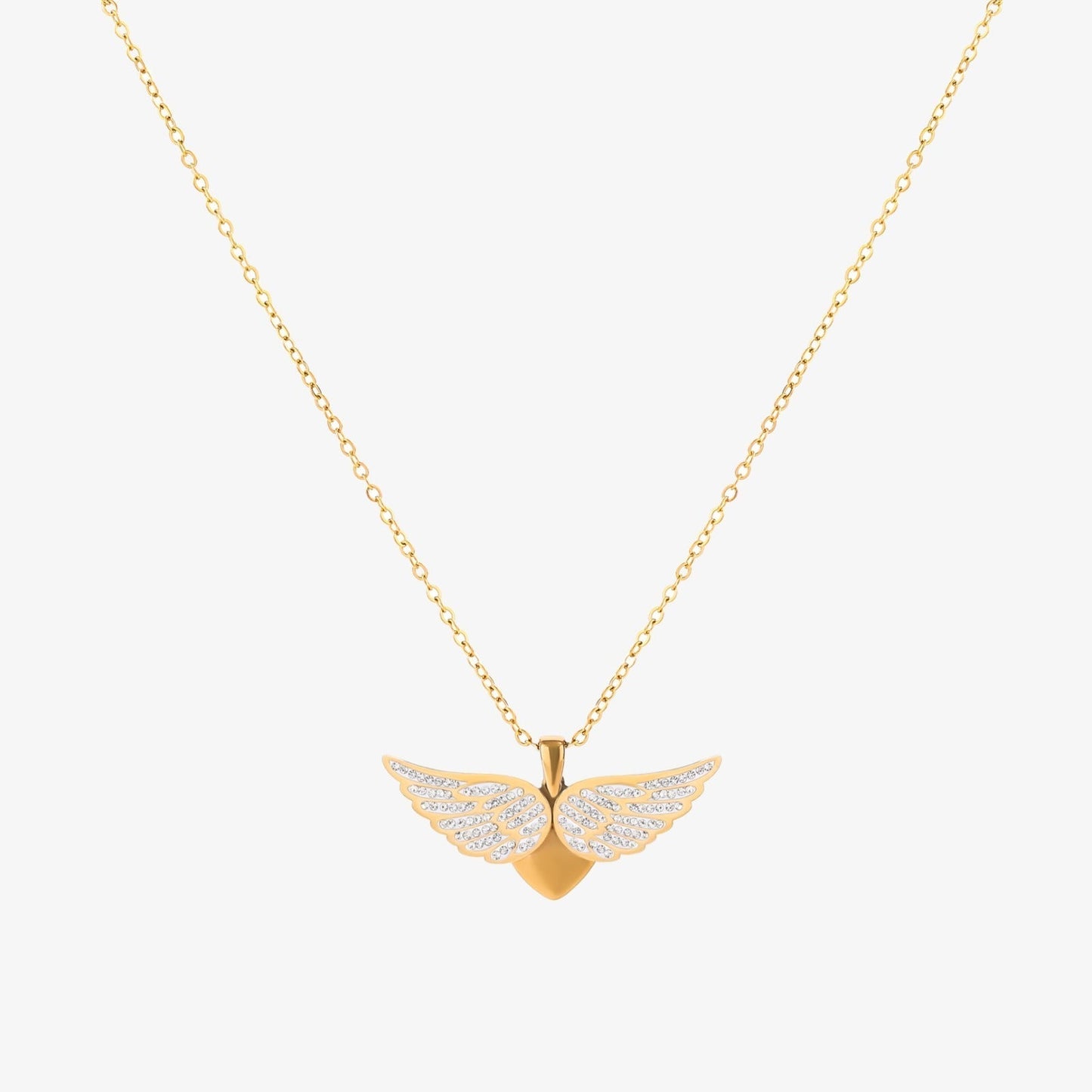 Soaring Angel Wings Halskette | Gold