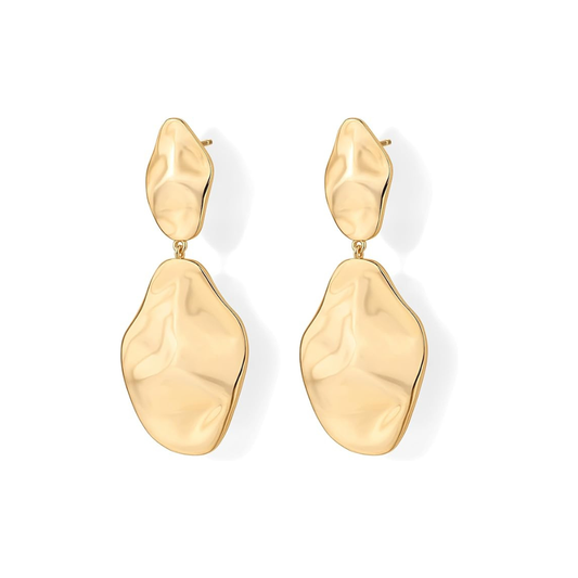 Ripple Wave Ohrringe | Gold
