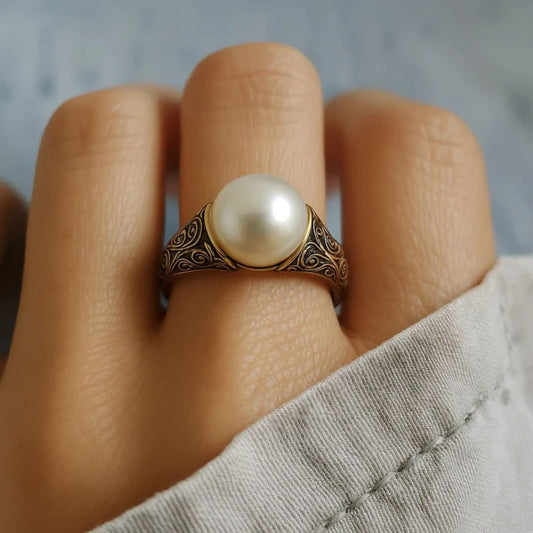 Timeless Vintage Perle Gold Ring