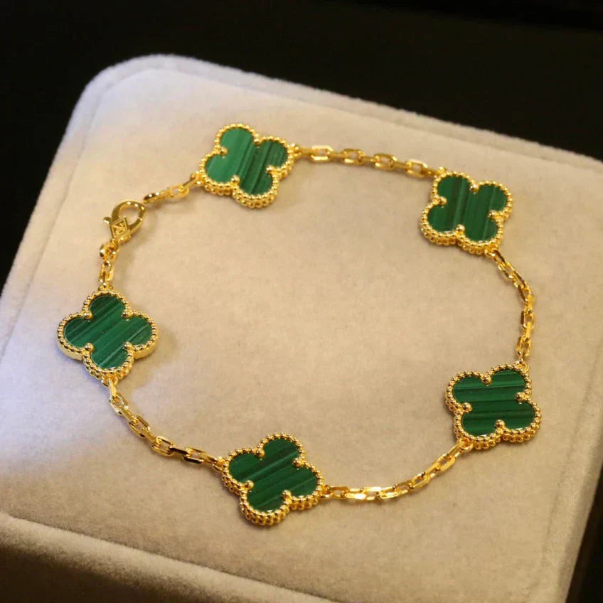 Clover Armband Green