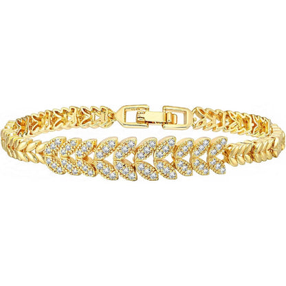 Everleaf Tennisarmband | Gold
