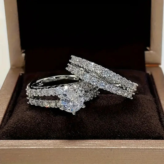 Eternal Radiance Ring-Set | Gold