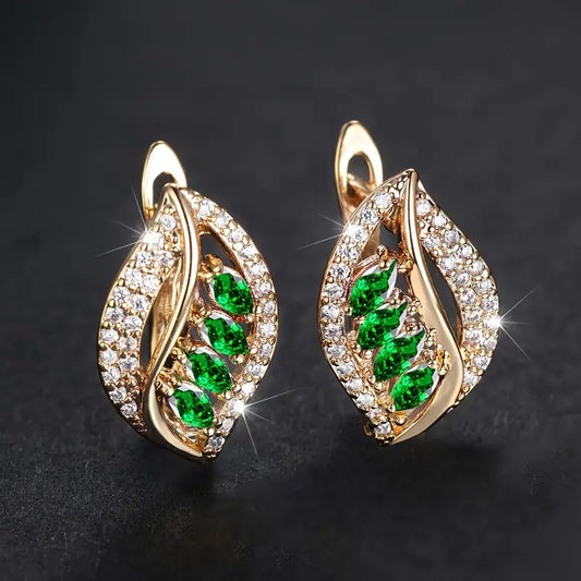 Verdant Island Ohrringe | Gold