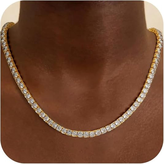 Tennis Halskette | Gold