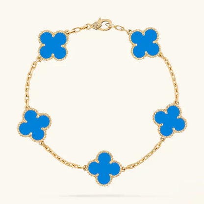 Clover Armband Blue