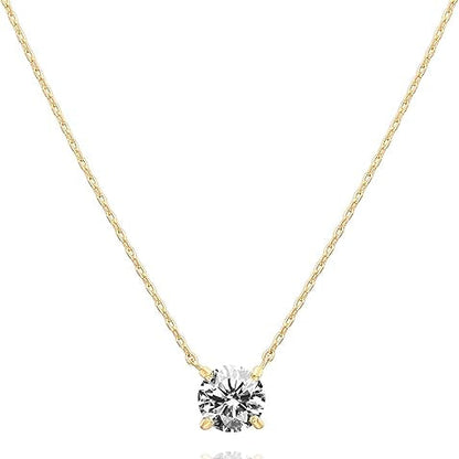 Aurora Kristall Halskette | Gold
