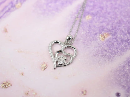 Inolt™ | Paw & Herz Halskette in Silber