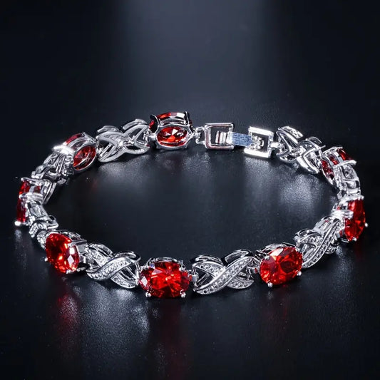 Alendra Flameaux Armband | Weiß Gold