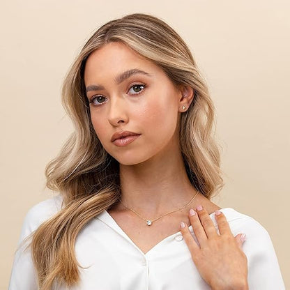 Aurora Kristall Halskette | Gold