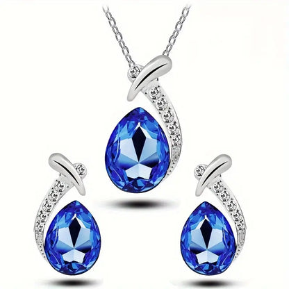 Classic Mermaid Elegance Schmuckset | Weiß Gold