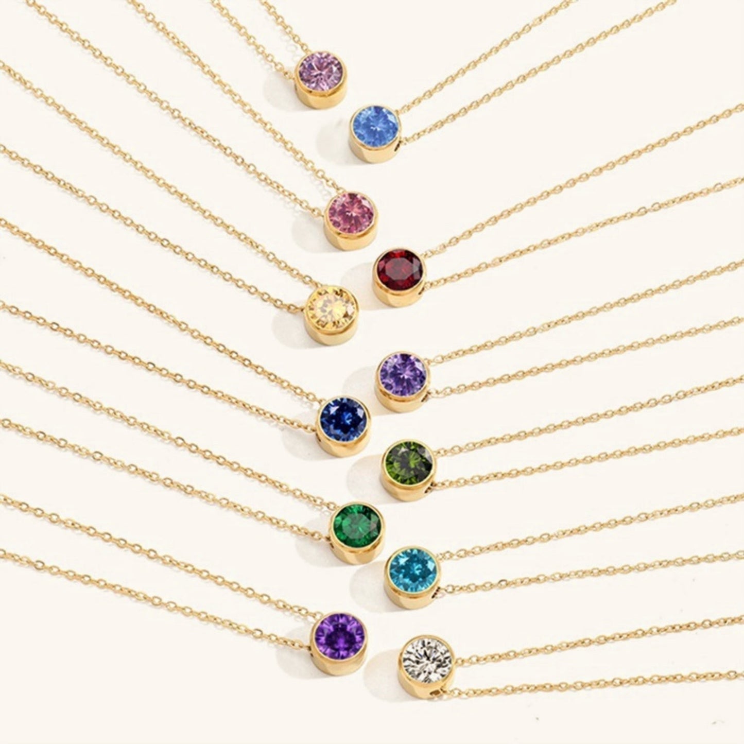 Amelia Birthstone Halskette