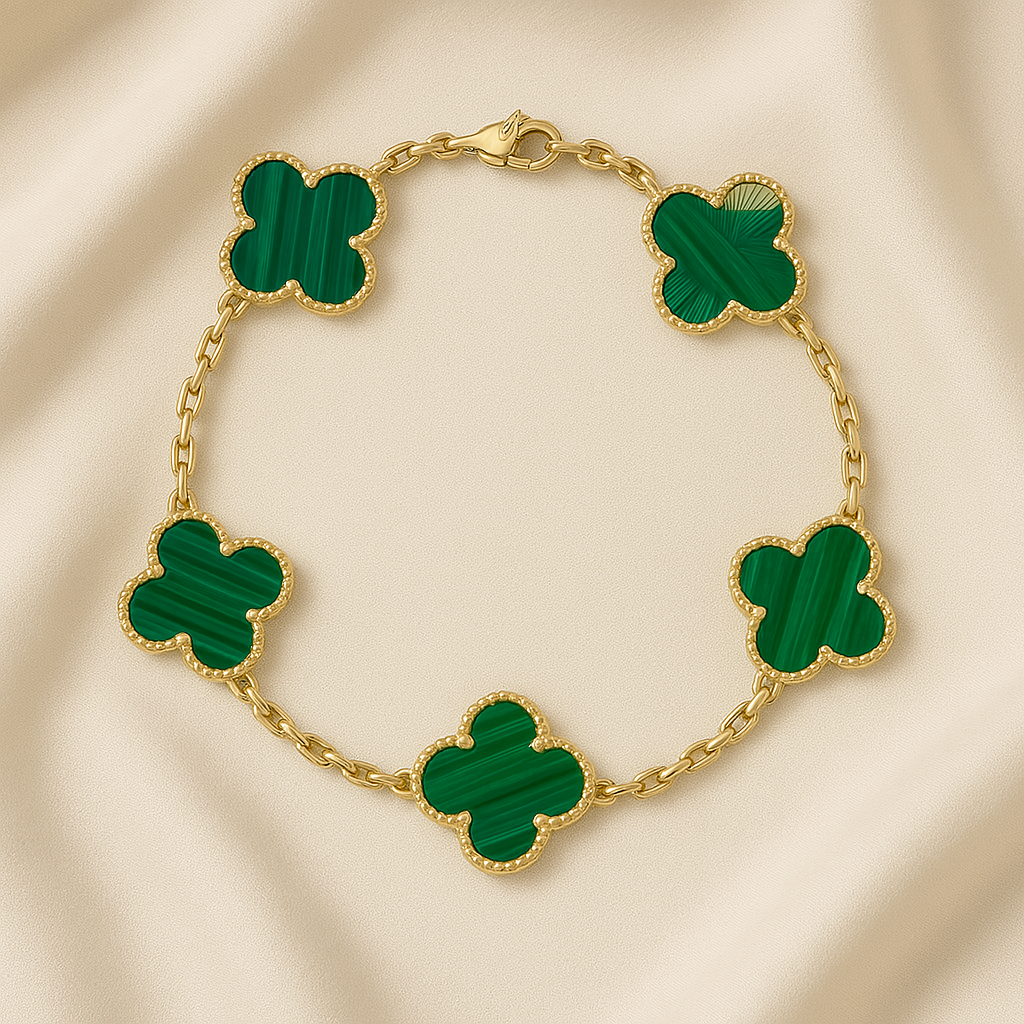 Clover Armband Green