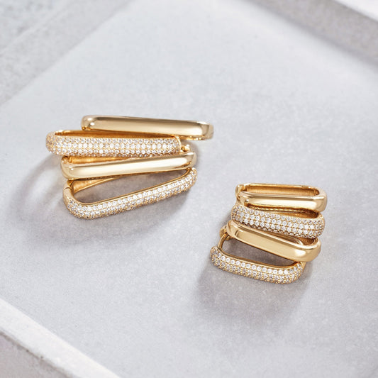 Icon Pave Creolen | Gold