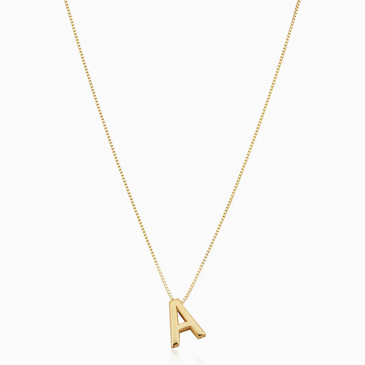 Love letter initial halskette | Gold