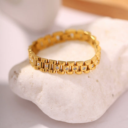 Gold Watchband Armband