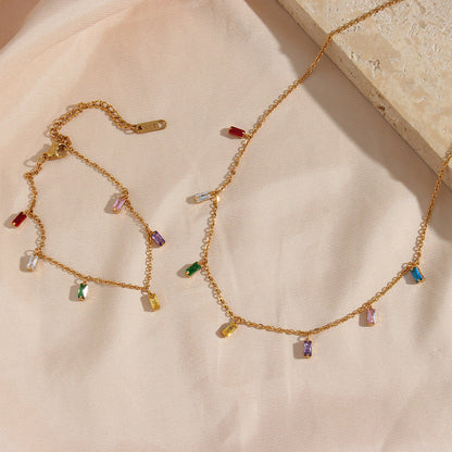 Josephine Gemstone Halskette