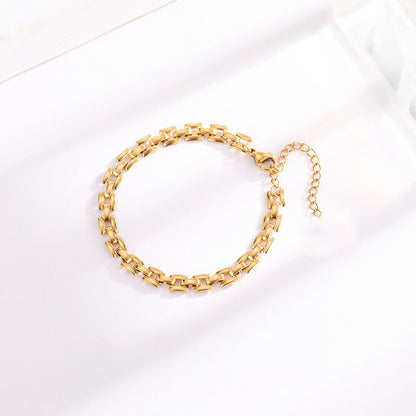 Timepiece Chain Armband | Gold