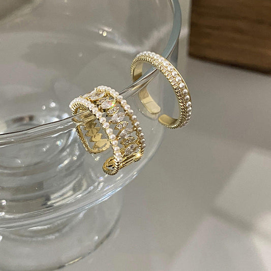 Elodie Vance Ring-Set | Gold