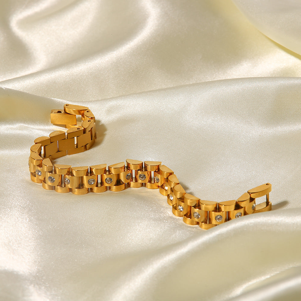 Gold Watchband Armband