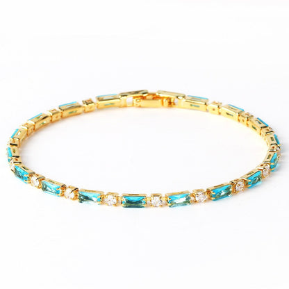 Natürlich Türkis Stein Armband | Gold
