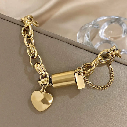 Heartened Chunky Armband | Gold