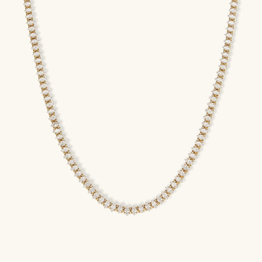 Wisteria Diamant Tennis Halskette
