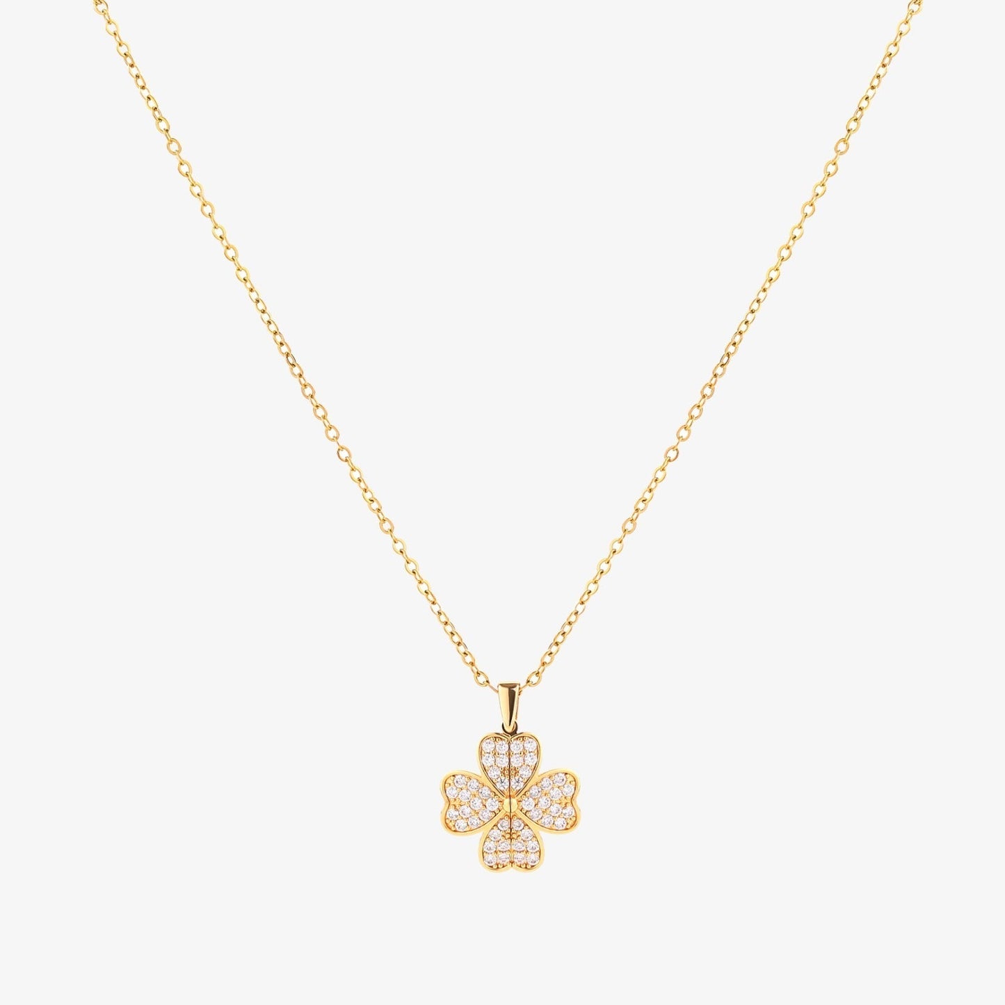 Herz Bloom Halskette | Gold