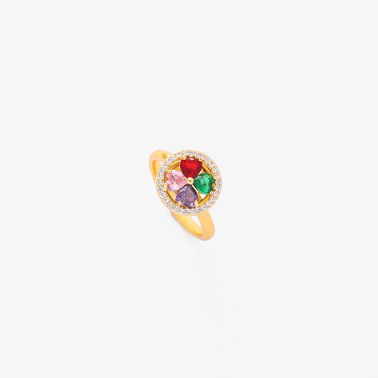 Colorwave Herzen Spinning Ring | Gold