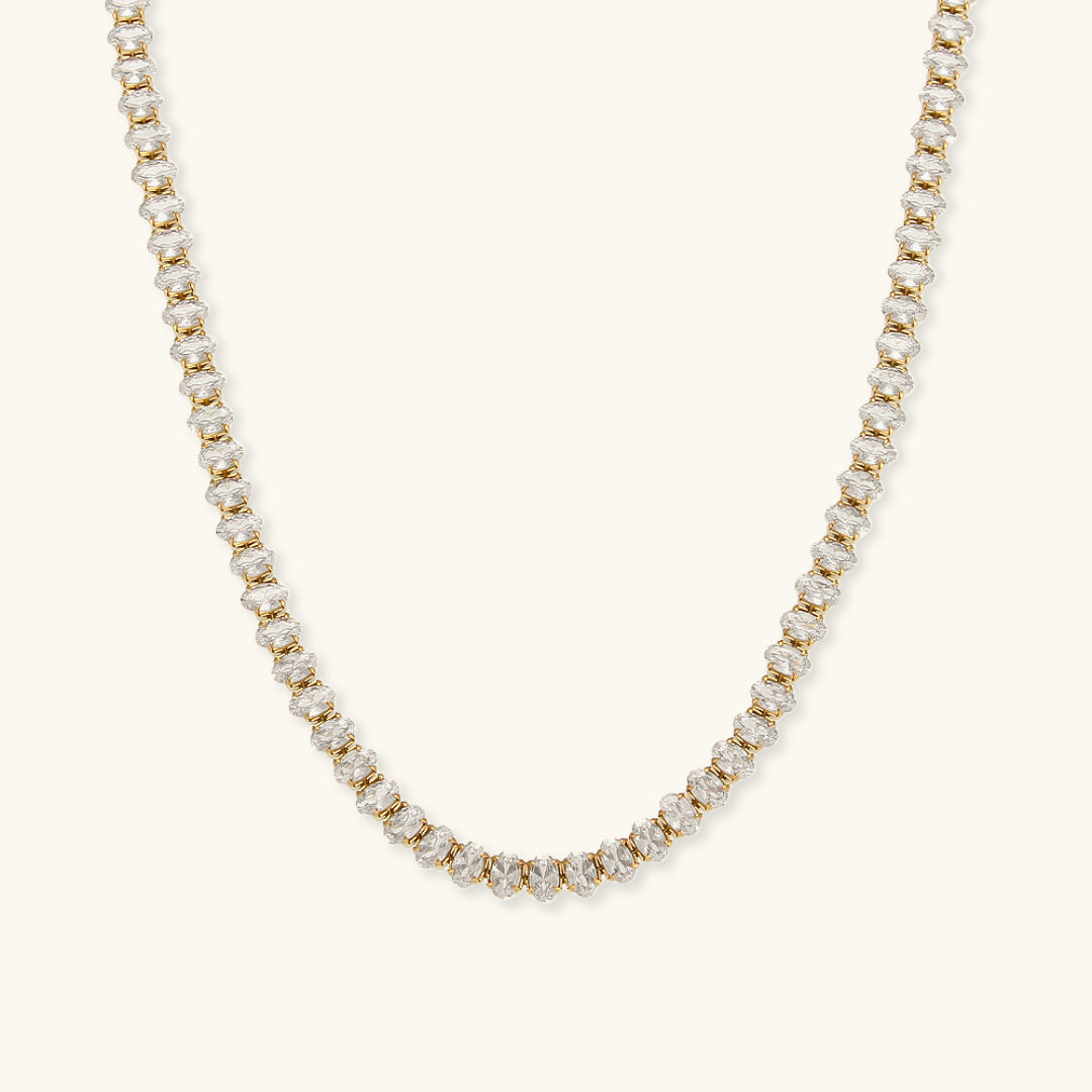Wisteria Diamant Tennis Halskette