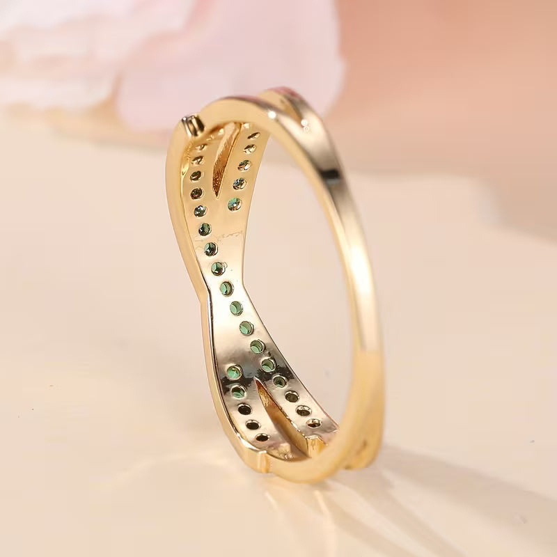 Smaragd Flow Ring | Gold