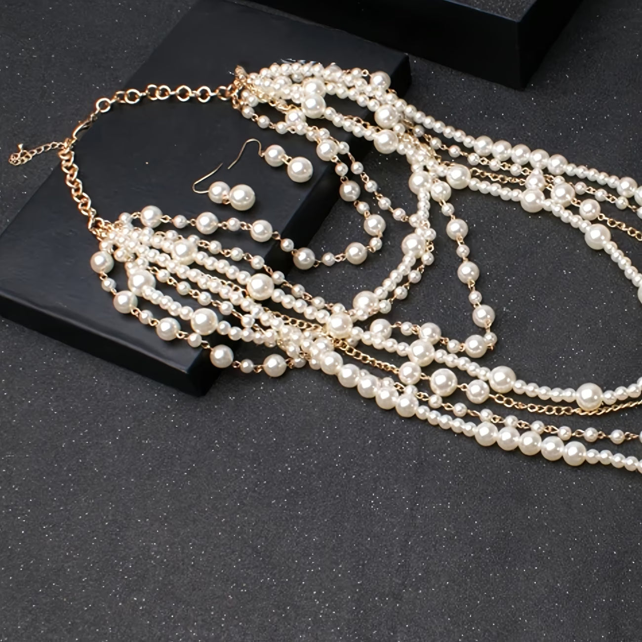 Boho Multi-Layered Perle Statement Set
