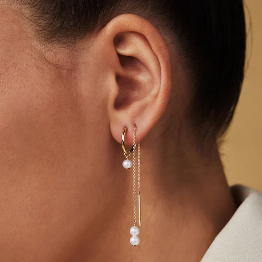 Delia Crest Ohrringe | Gold