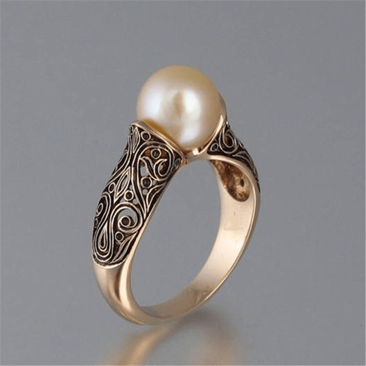 Timeless Vintage Perle Gold Ring