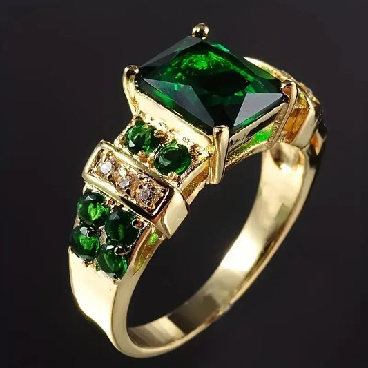 Exquisite Smaragd Ring | Gold