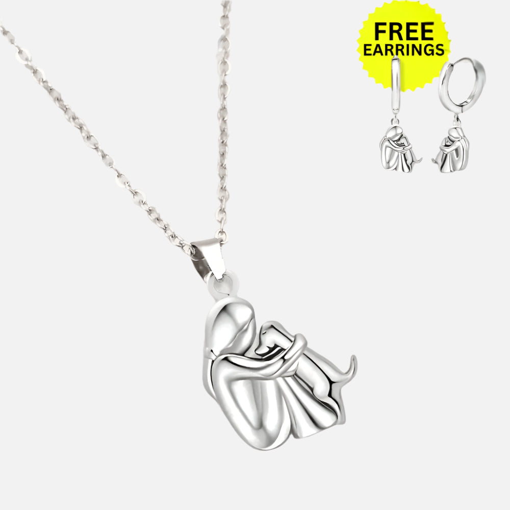 Wynter™ - Hug Pendant with Matching Ohrringe