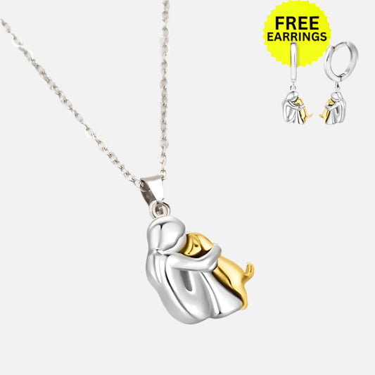 Wynter™ - Hug Pendant with Matching Ohrringe