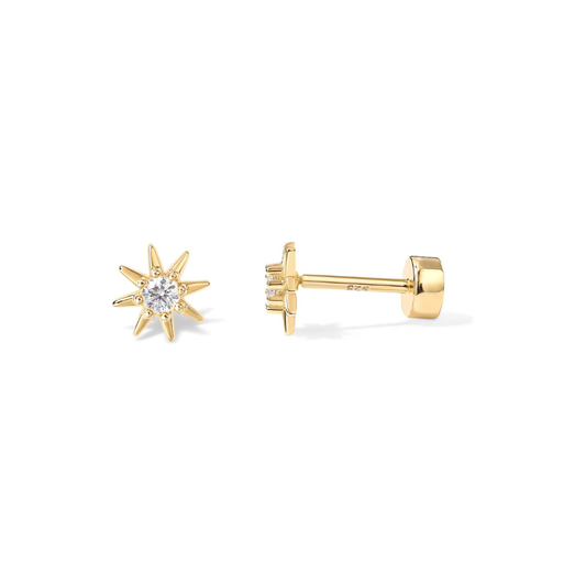 Sunburst Ohrringe | Gold