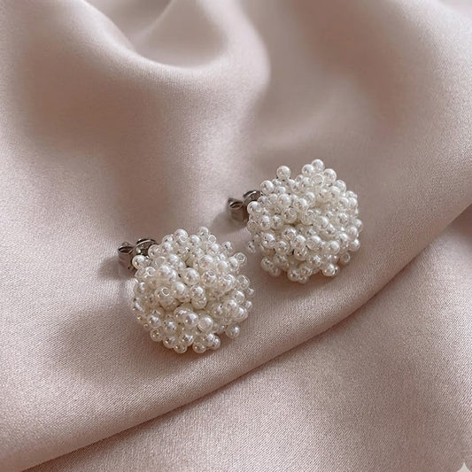 Elegant Inlaid Perle ohrringe